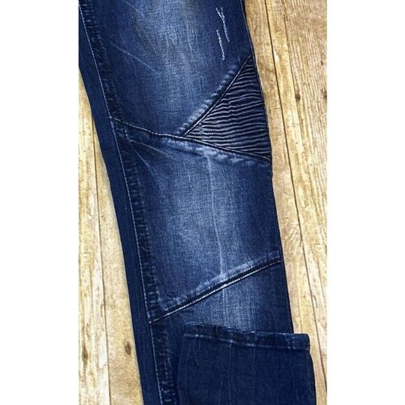 Rock Revival Skinny Jeans Womens Thick Stitch Jeans Mena Size 27 (31X32) - Picture 4 of 16
